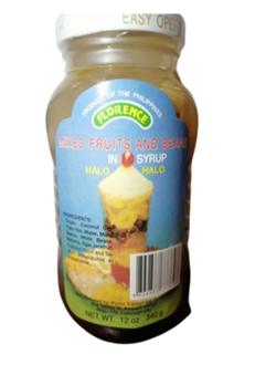 Florence Sweet Fruit Mix (Halo - Halo) 340g